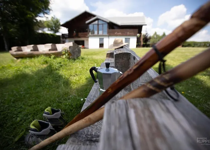 Le Gagnage 31 Pers- Malmedy, Rustique, Vue, Wellness Chalet Malmedy