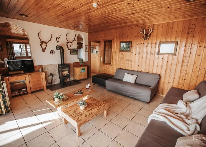 Chalet Le Gagnage 31 Pers- Malmedy, Rustique, Vue, Wellness