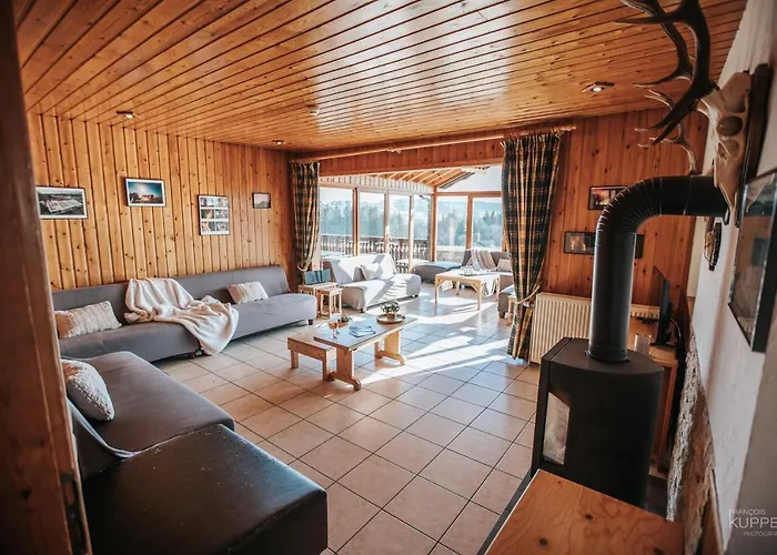 Le Gagnage 31 Pers- Malmedy, Rustique, Vue, Wellness Chalet