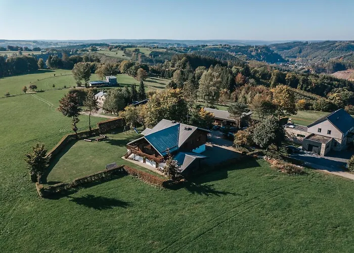 Chalet Le Gagnage 31 Pers- Malmedy, Rustique, Vue, Wellness *